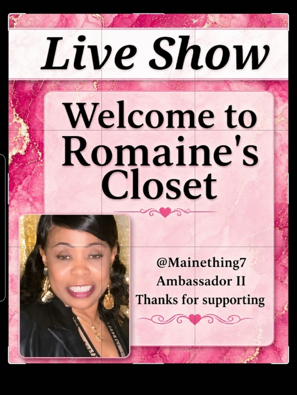Live/Silent Show Welcome - SALE SALE SALE